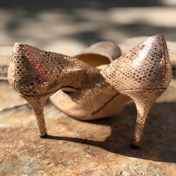kate spade Shoes - 🇮🇹 Kate Spade NY Metallic Pump Snakeskin, Sz 7